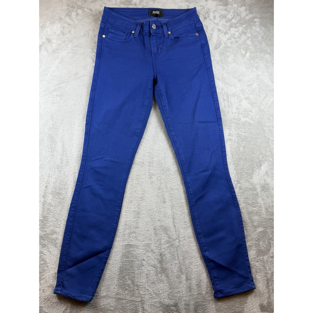 PAIGE Jeans Women's Size 26 Verdugo Ankle Vintage Cobalt  Stretch